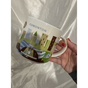 Starbucks You Are Here Collection Edmonton Alberta Canada Coffee Tea Mug 14 Oz